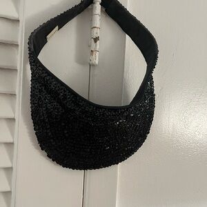 Elegant Black Sequin Women's Hat